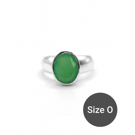 Chrysoprase Midi Cinderella Ring