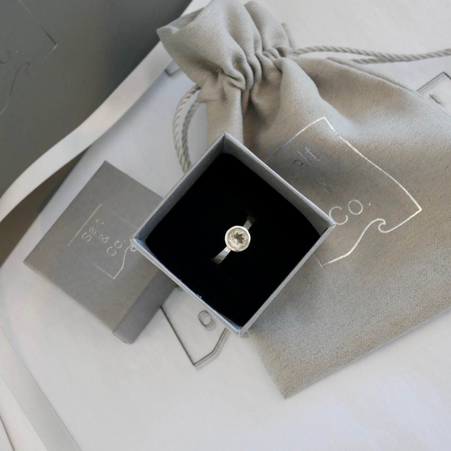Limited Edition Hammered Green Amethyst Sweetie Ring