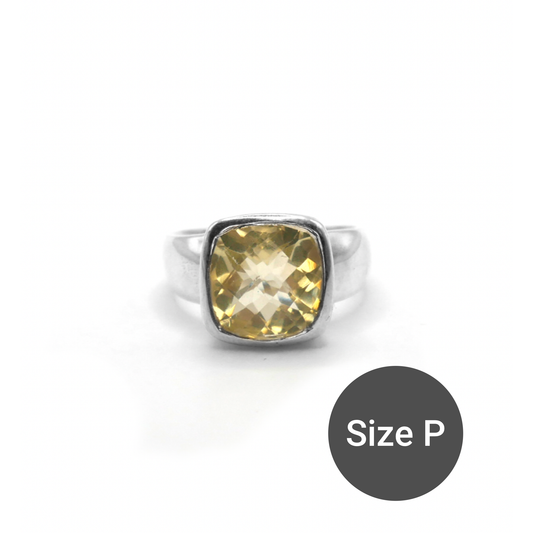 Lemon Quartz Midi Cinderella Ring