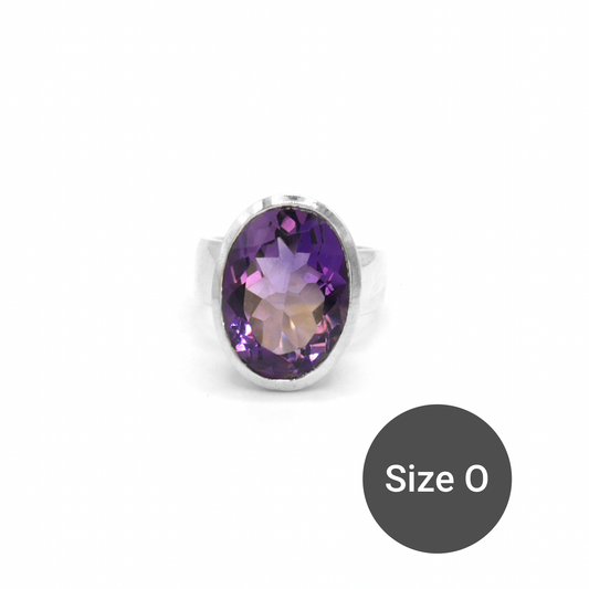Violet, Purple Amethyst Cinderella Ring
