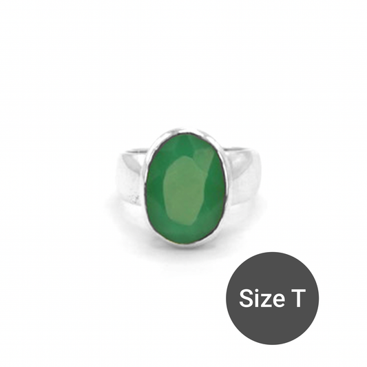 Chrysoprase Cinderella Ring