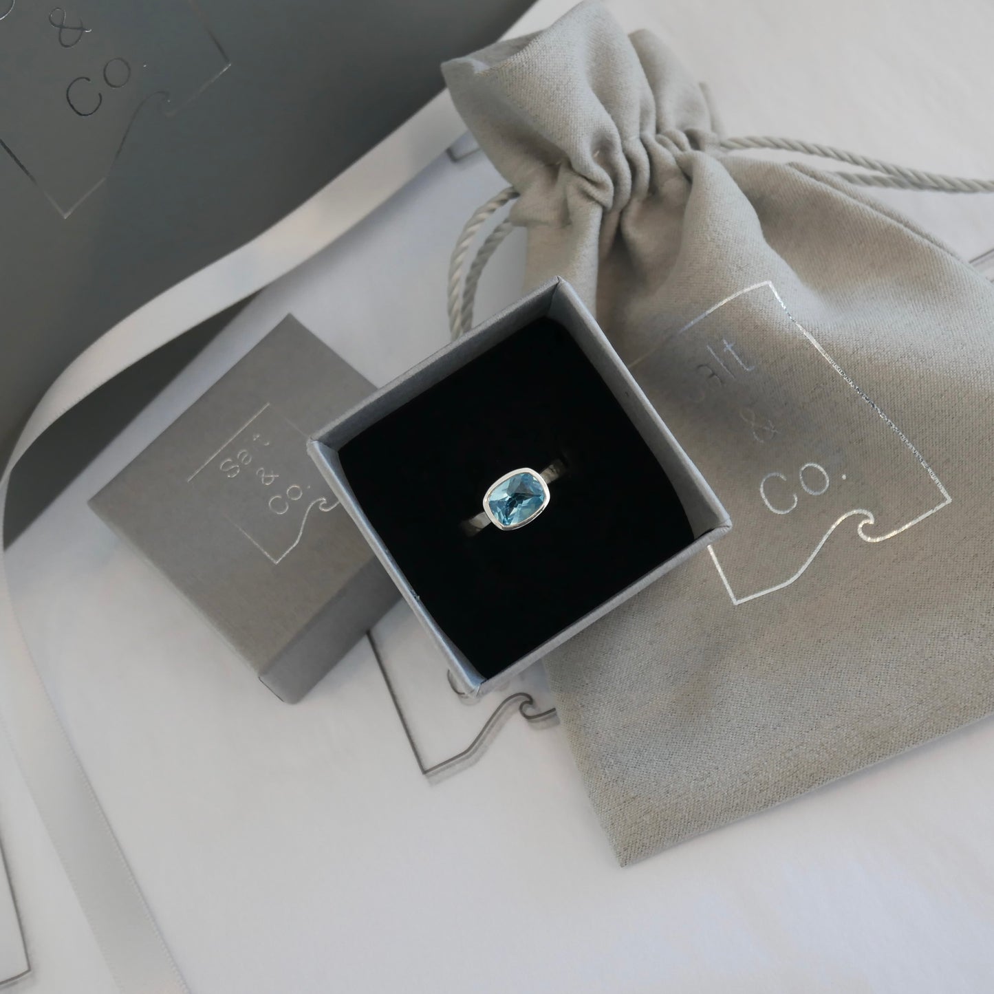 Limited Edition Hammered Topaz Sweetie Ring