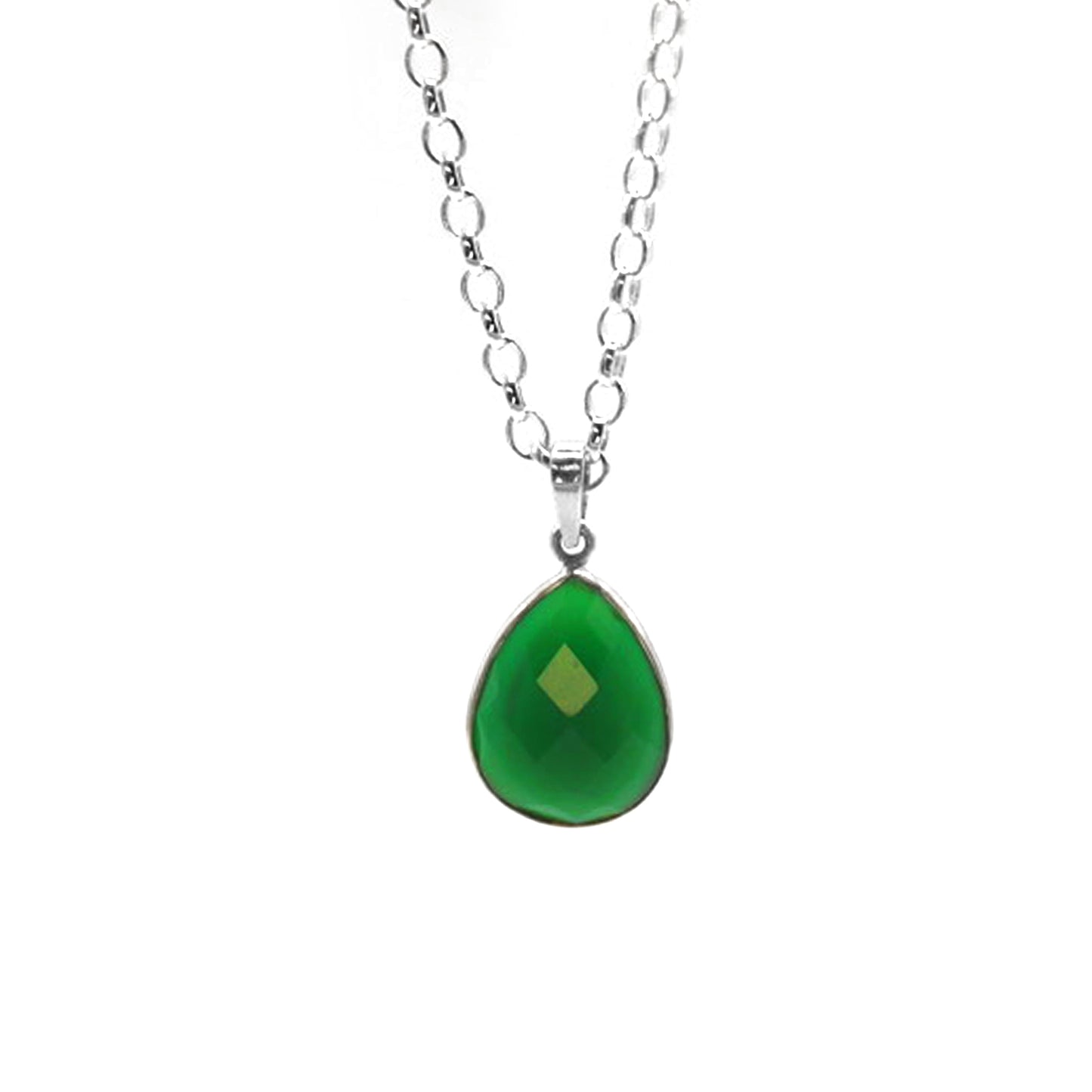 Chrysoprase Water Necklace
