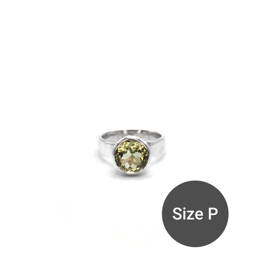 Green Amethyst Sweetie Ring, P