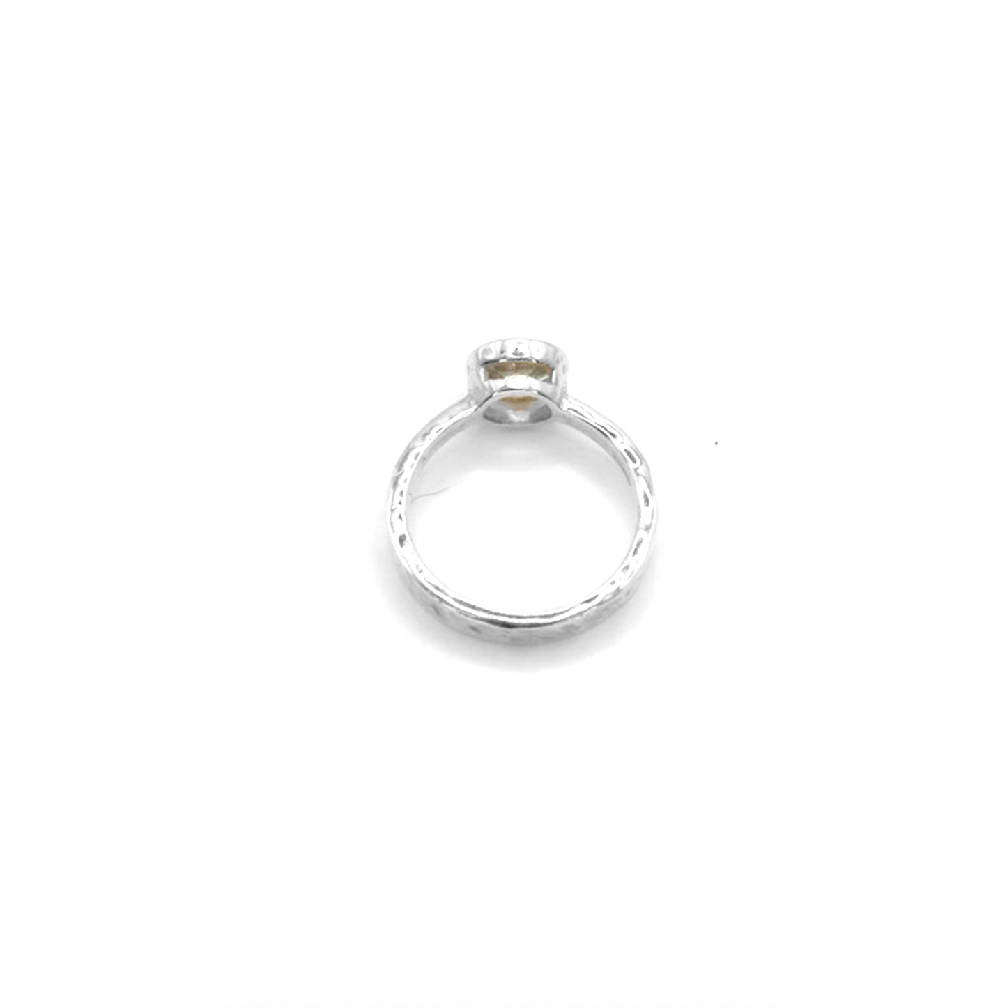 Limited Edition Hammered Green Amethyst Sweetie Ring