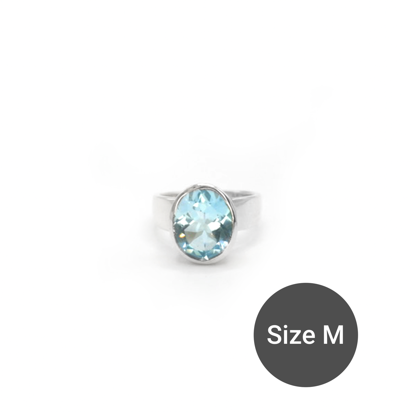 Topaz Midi Cinderella Ring, M