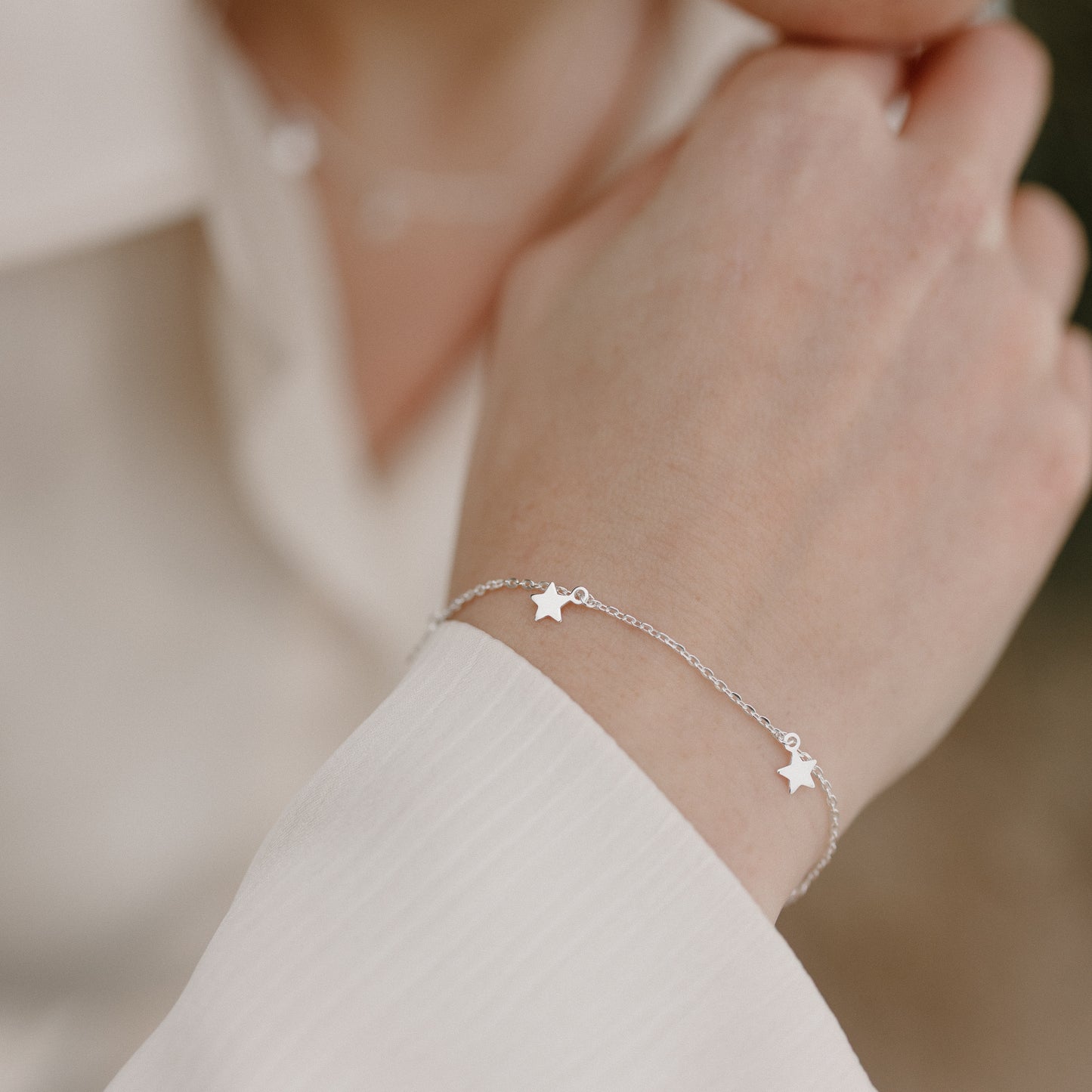 Dainty Stars Chain Bracelet