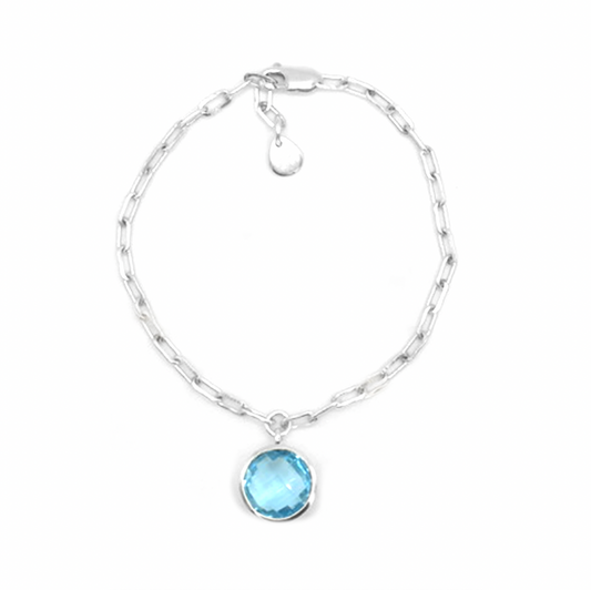 Round Topaz Sweetie Bracelet