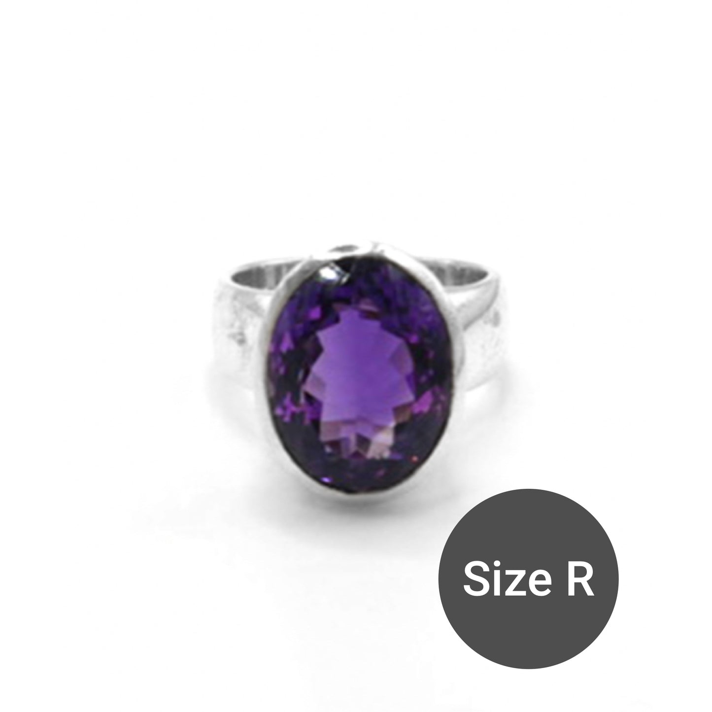Heather, Purple Amethyst Cinderella Ring