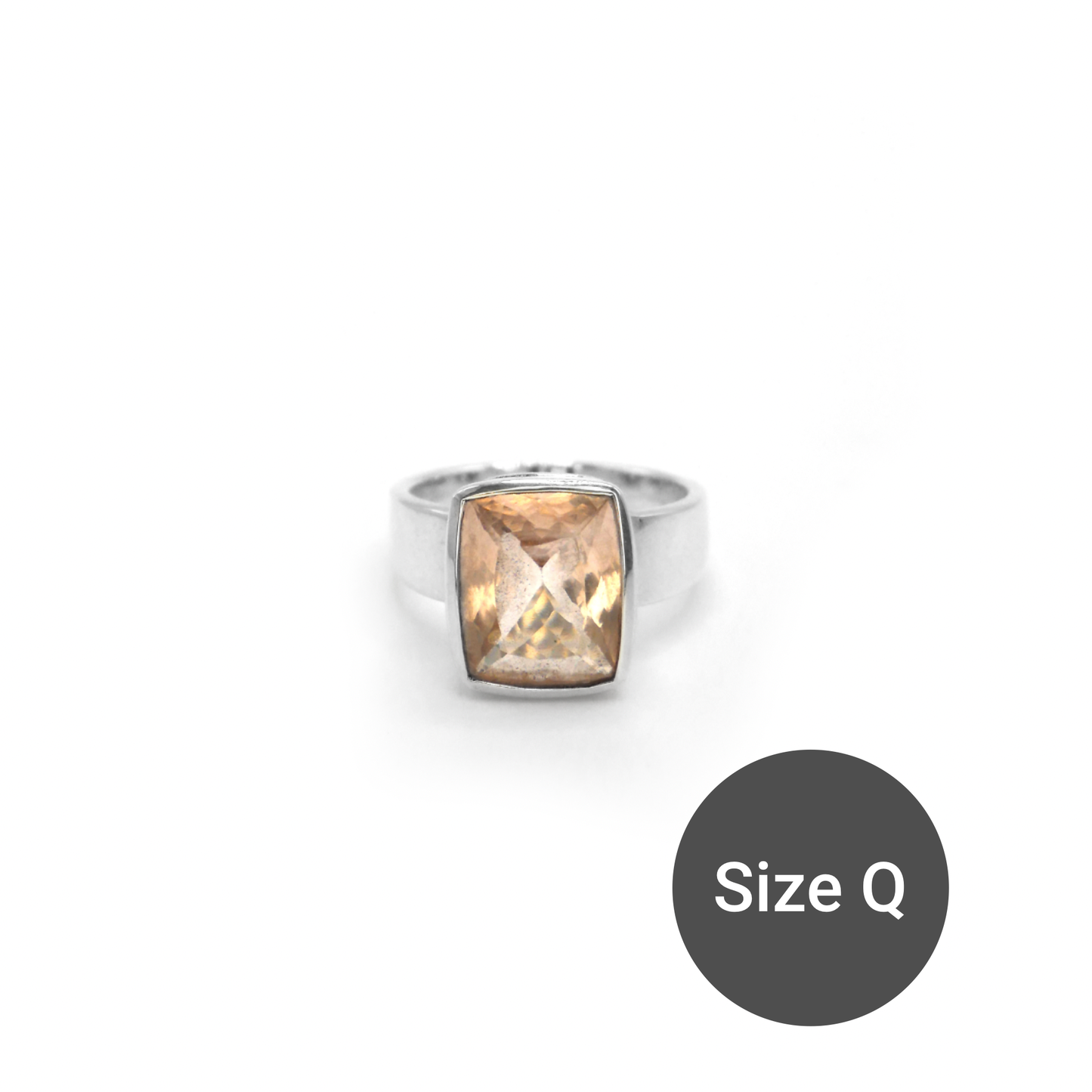 Morganite Cinderella Ring, Q