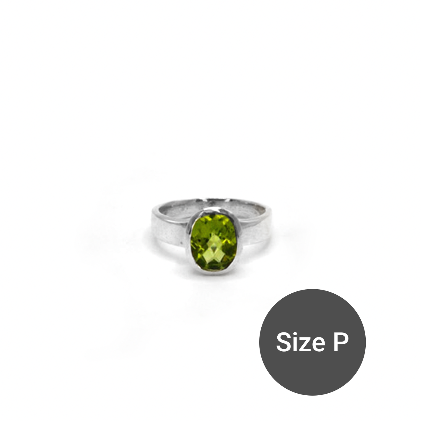 Peridot Rectangle Sweetie, P
