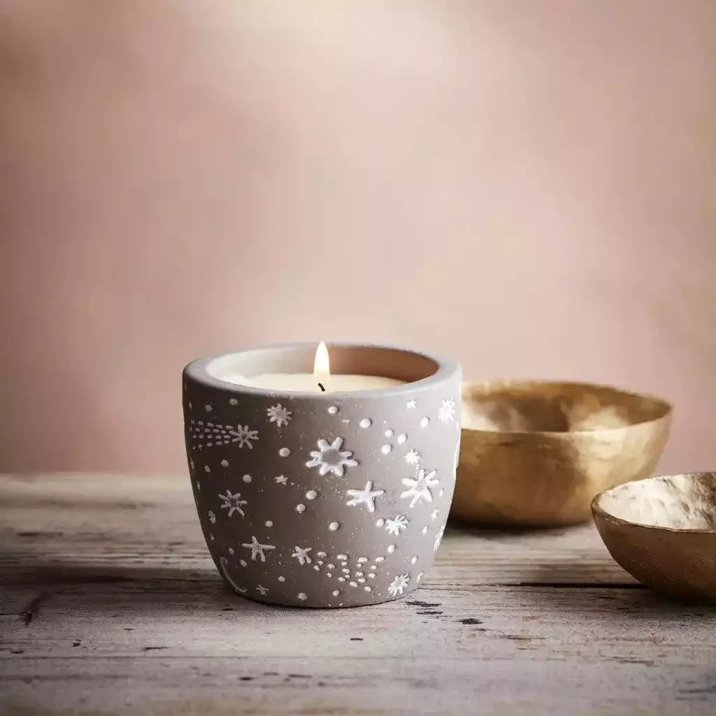 Celestial Winter Thyme Candle Pot