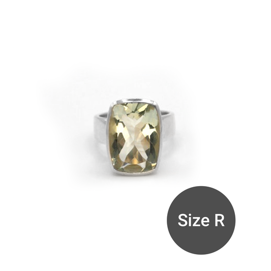 Green Amethyst Cinderella Ring, R