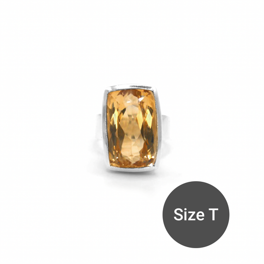 Citrine Cinderella Ring