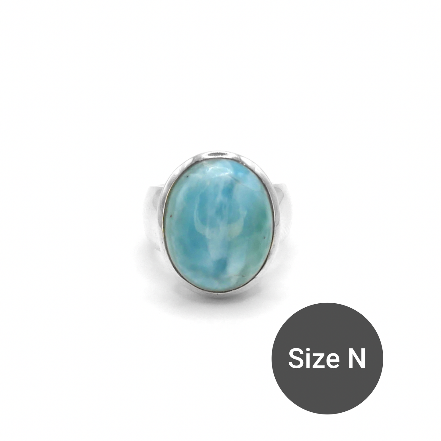 Larimar Cinderella Ring