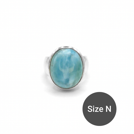 Larimar Cinderella Ring