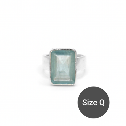 Aquamarine Cinderella Ring