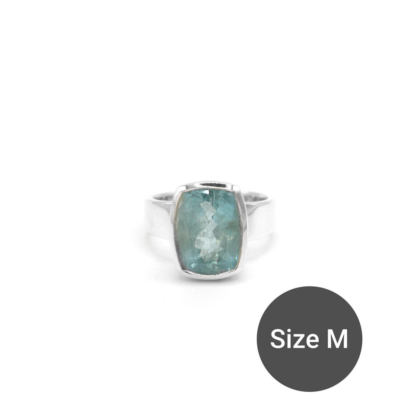 Aquamarine Midi Cinderella Ring