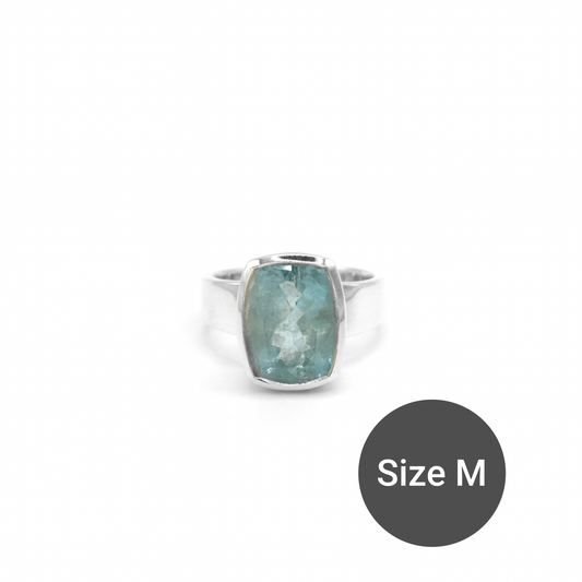Aquamarine Midi Cinderella Ring