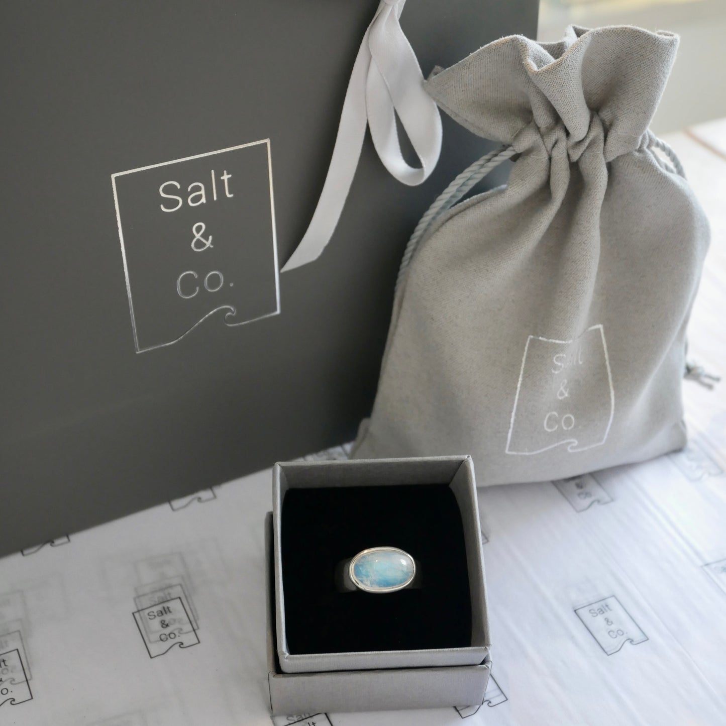 Moonstone Midi Cinderella Ring