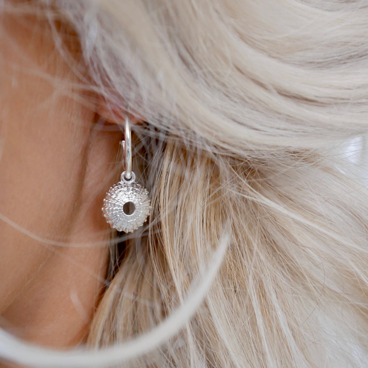 Sea Urchin Stud Hoops
