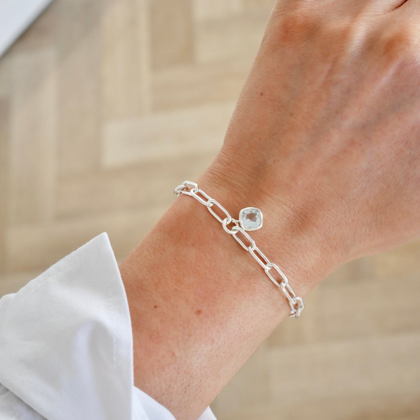 Aquamarine Sweetie Bracelet