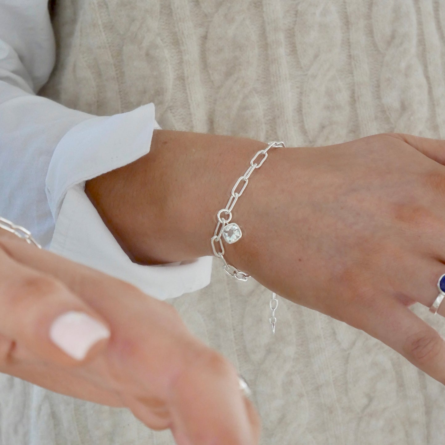 Aquamarine Sweetie Bracelet