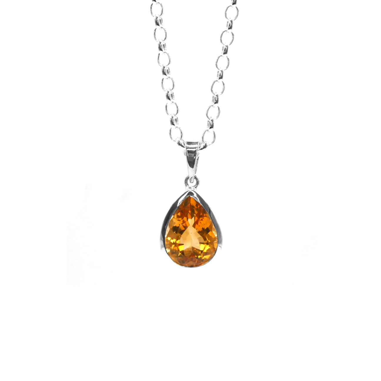 Maxi Citrine Water Necklace