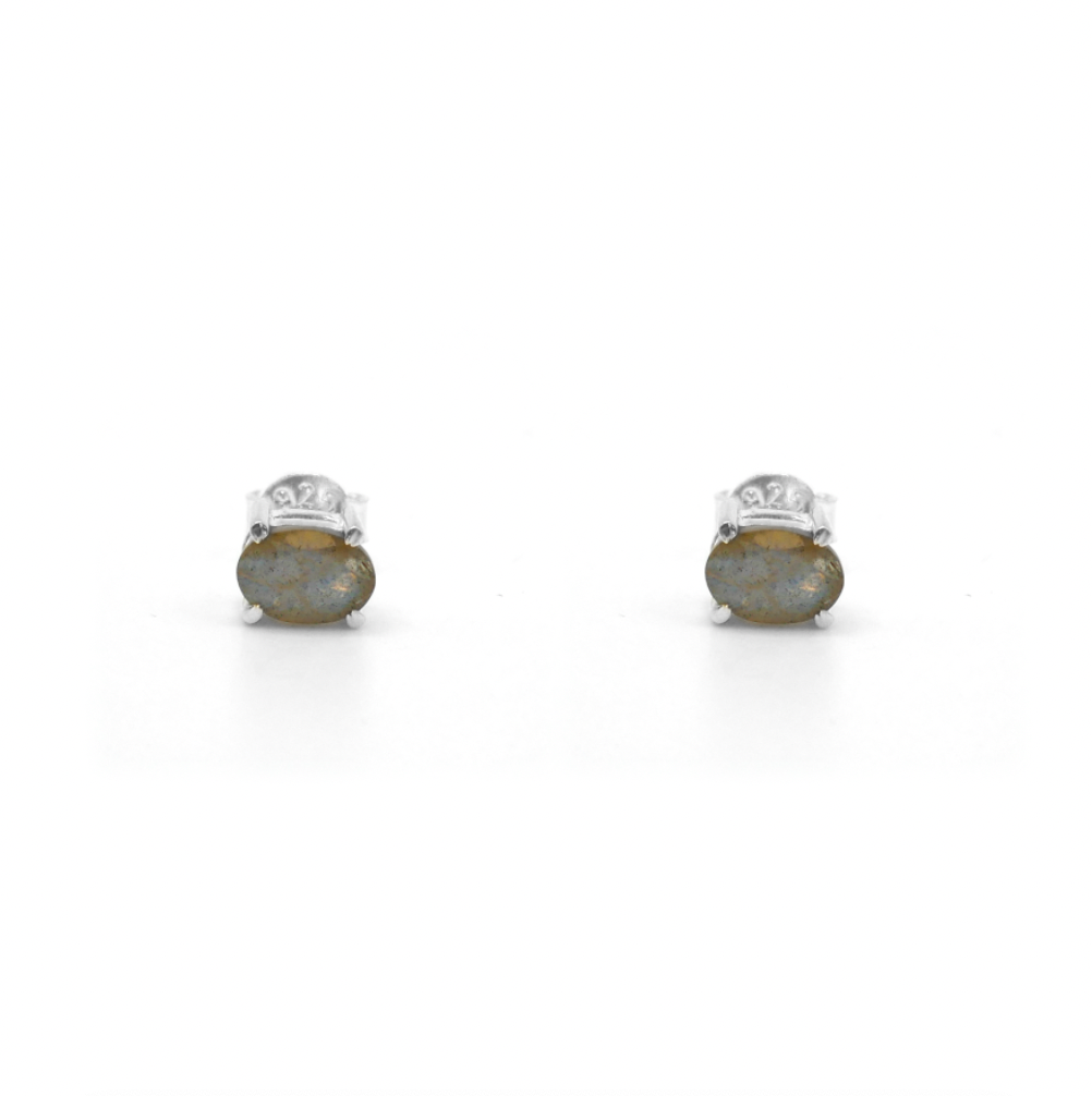 Labradorite Claw Stud Earrings
