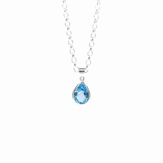 Topaz Water Necklace