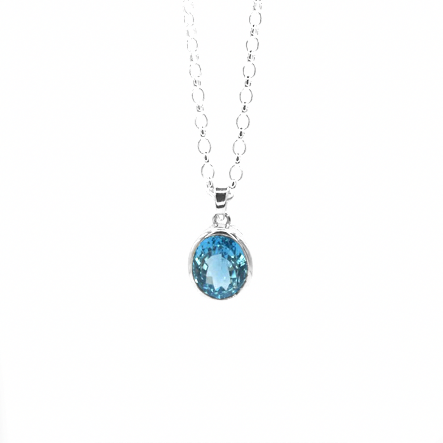 Blue Topaz Necklace