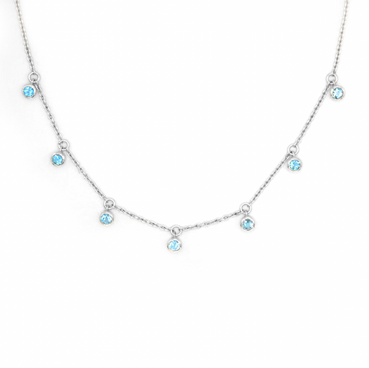 Topaz Multi Stone Necklace