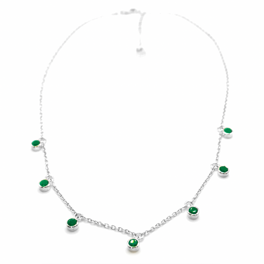 Green Onyx Multi Gemstone Necklace