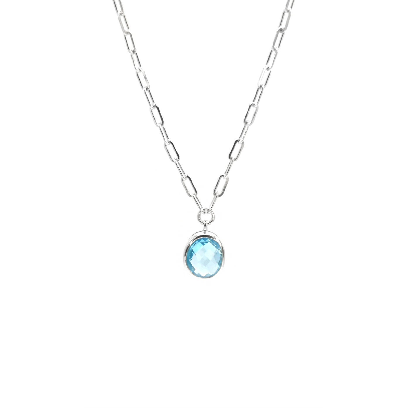 Topaz Trace Chain Necklace