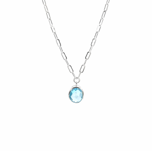 Topaz Trace Chain Necklace
