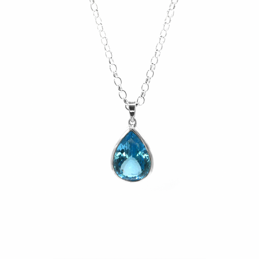 Maxi Topaz Water Necklace