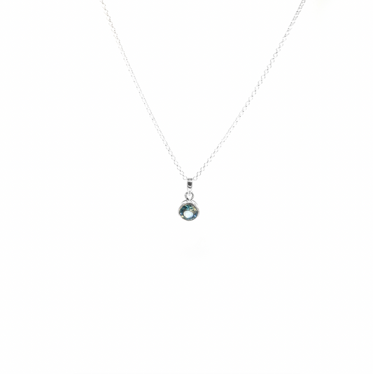 Blue Tourmaline Mini Sweetie Necklace, Limited Edition