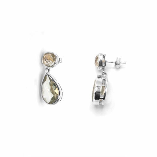 Green Amethyst Decadence Earrings
