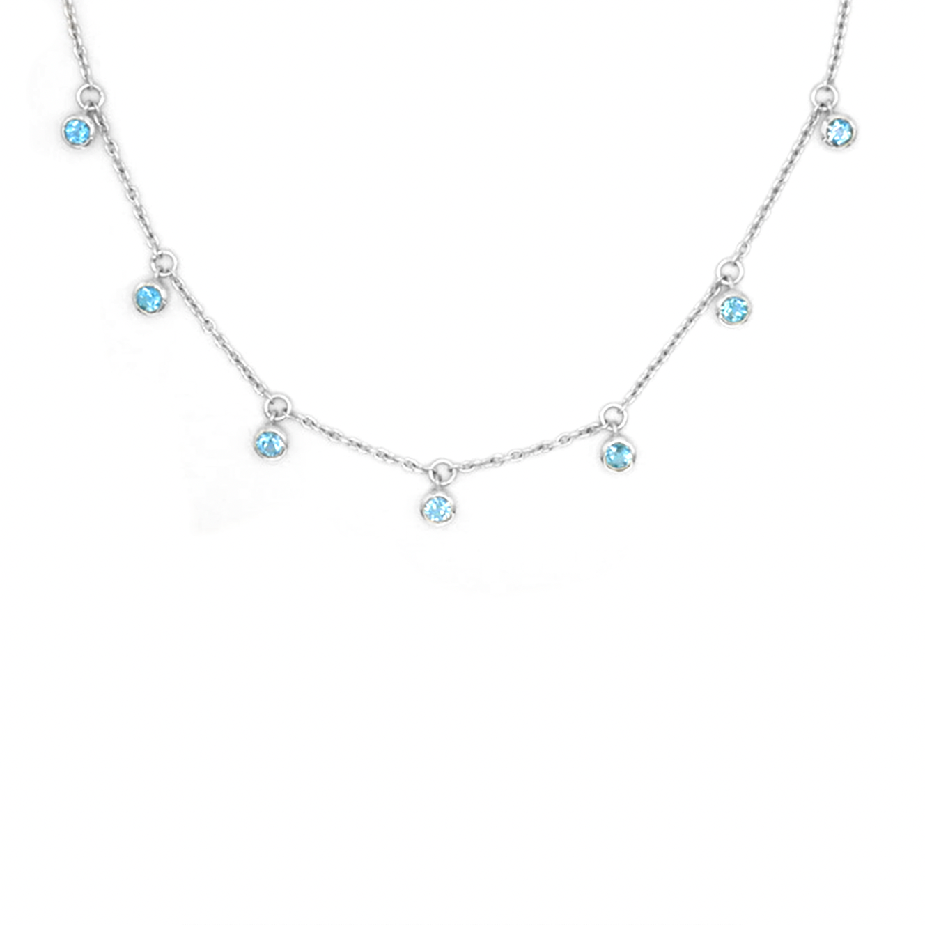 Topaz Multi Stone Necklace