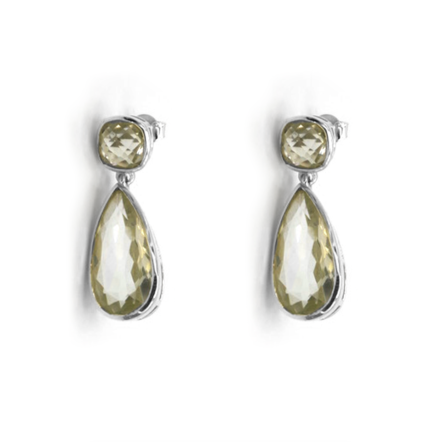 Green Amethyst Decadence Earrings