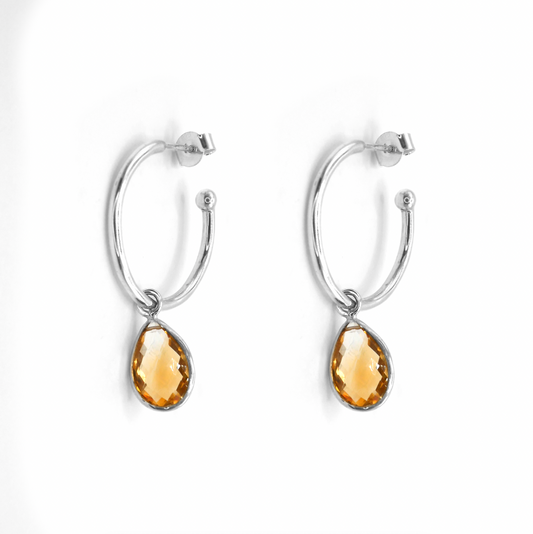 Citrine Sweetie Hoops