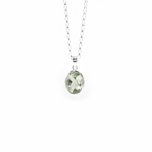 Green Amethyst Necklace