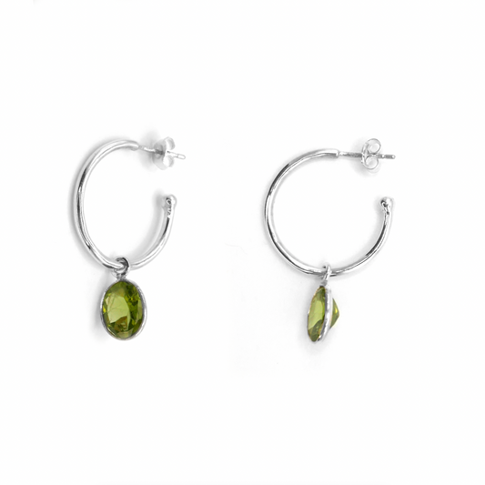 Peridot Oval Sweetie Hoops