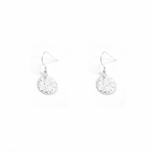 Ripples Disc Dangly Earrings