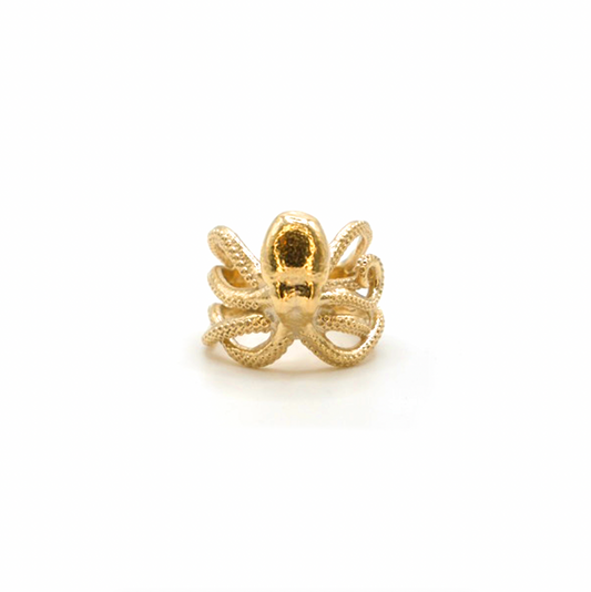 Octopus Ring, 9ct Gold