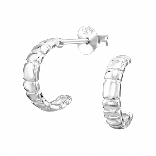 Lined Mini Hoops
