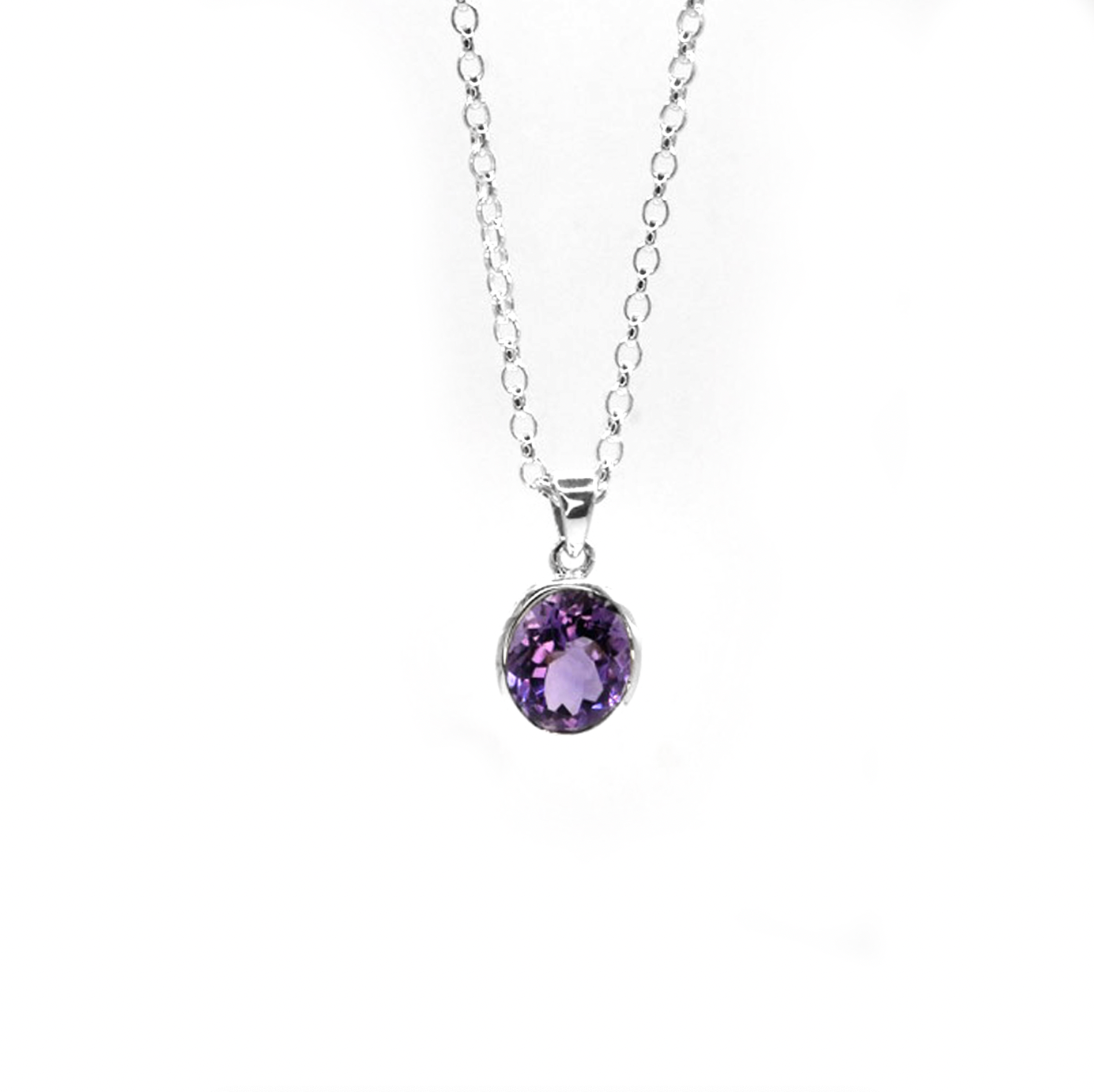 Purple Amethyst Necklace