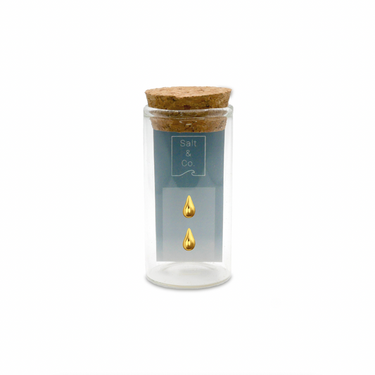 Droplet Studs, 24ct Gold Plated