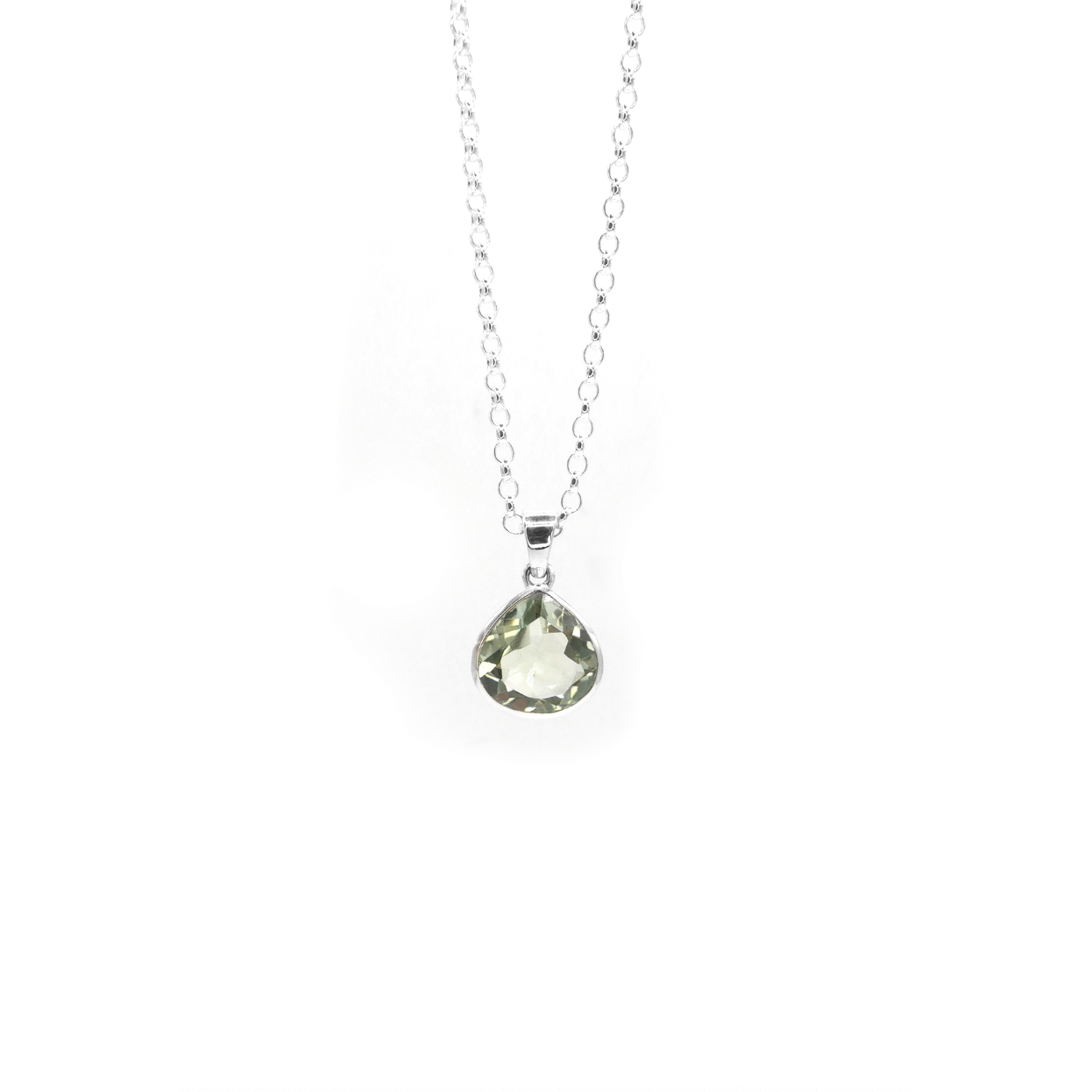 Green Amethyst Necklace