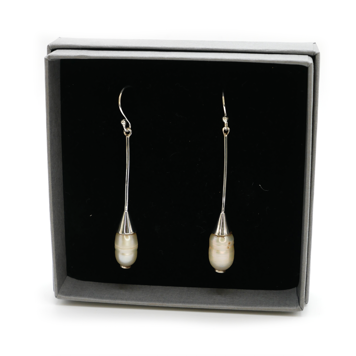 Irregular Fresh Water Pearl Drop Earrings